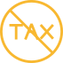 no tax icon